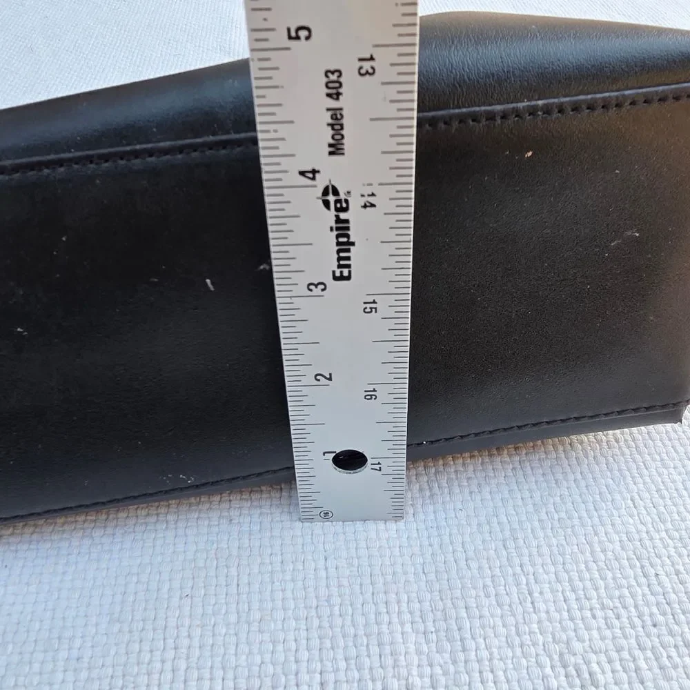 Staud black cosmetic bag